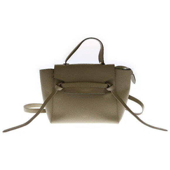 Celine Calfskin Shoulder Bag Beige - Picture 1 of 6